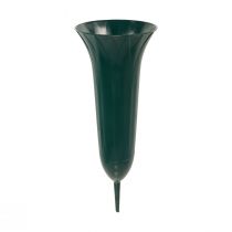 položky Náhrobná váza tmavozelená 31cm 5ks