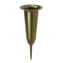 Náhrobná váza zlatá 28,5cm