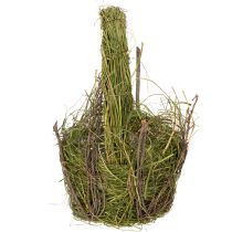 položky Veľkonočný košík, prírodný dizajn, ručný košík na slávnostnú dekoráciu domu, 25 cm