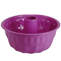 položky Bundt tortová forma kovová ozdobná tortová forma fialová Ø23cm V12cm