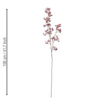 položky Umelý detský dych Gypsophila Bordeaux 106 cm 2 ks