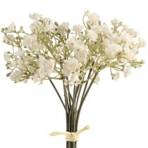 položky Umelý detský dych Gypsophila vo zväzku biely 23cm 12ks