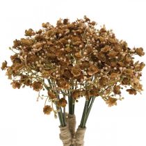 položky Gypsophila umelá hnedá do jesennej kytice 29,5cm 18p