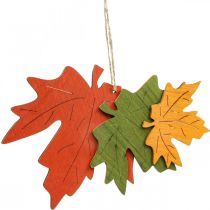 položky Jesenný deko prívesok drevo listy javorový list 22cm 4ks