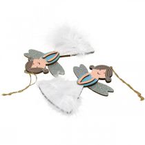 položky Vianočné ozdoby figúrky Vianočné ozdoby na stromček drevo 14,5x10cm 6ks