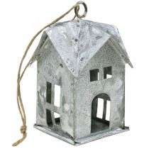 položky Vianočný príves kovový domček shabby chic biely V9,5cm 3ks