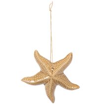 položky Keramická dekorácia hviezdice na zavesenie, pre námornícky nádych, letná dekorácia do domácnosti, 12 cm, 2 kusy