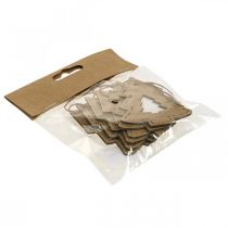 položky Vianočná ozdoba na stromček hviezda jedľa srdce papier 7cm 36p