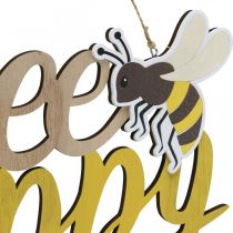 položky Ozdobný nápis včielka "Bee Happy" letná dekorácia drevo 31×18cm 2ks
