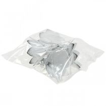 položky Závesný prívesok Dekorácia škriatok kov Biela Ø6cm V9cm 4 ks