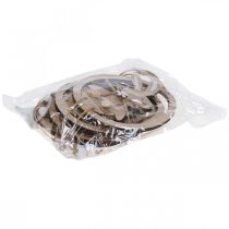 položky Ozdobný prívesok drevená veľkonočná dekorácia zajačik vo vajíčku 9×1,5×23cm 6 ks