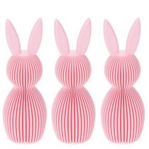 položky Dekoratívny veľkonočný zajačik, symbol jarnej bytovej dekorácie, 13 cm, 3 kusy
