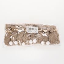 položky Závesná dekorácia v tvare veľkonočného zajačika, ideálny dekoratívny doplnok na výzdobu okna, 14 cm, 8 kusov