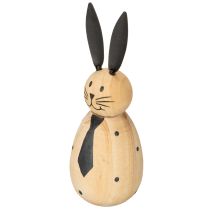 položky Dekoratívny králik s jednoduchým dizajnom pre jarné doplnky do obývačky, 12 cm, 2 kusy