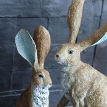 položky Dekoratívna figúrka králika pre štýlové jarné a veľkonočné aranžmány, 43 cm