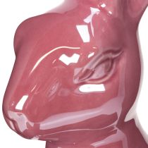 položky Veľkonočná dekorácia králik keramický lesklý figúrka na Veľkú noc a jar 37 cm