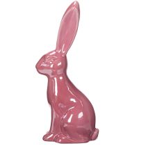 položky Veľkonočná dekorácia králik keramický lesklý figúrka na Veľkú noc a jar 37 cm
