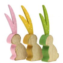 položky Ozdobná figúrka králik ušatý 15cm 6ks