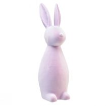 položky Dekorácia veľkonočného zajačika stojaci králik – 2. voľba – vločkovaný orgován V47cm