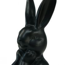 položky Zajačik premýšľajúci králik poprsie čierne 7×6×15cm