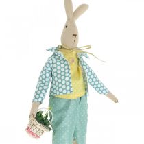 položky Látkový veľkonočný zajačik, zajačik s oblečením, veľkonočná dekorácia, zajačik V46cm