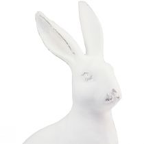 položky Sediaci králik dekoračný králik dekor z umelého kameňa biela V27cm