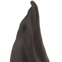 položky Dekorácia uši zajačika Veľkonočný zajačik v čiernej farbe 20cmx7,5cmx29cm