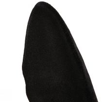 položky Zajačie uši Veľkonočná dekorácia zajačika čierna vločkovaná palica 56cm