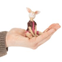položky Sada figúrok veľkonočných zajačikov, roztomilá stolová dekorácia na Veľkú noc a jar, 9 cm, 4 kusy