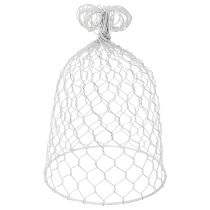 položky Drôtený zvonček z vintage drôtu na rustikálne dekorácie stola, 23 cm