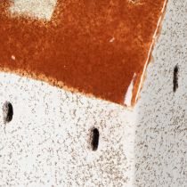 položky Keramická dekorácia na domček s komínom, domček na čajové sviečky, jeseň a zima, 13 cm, 2 kusy