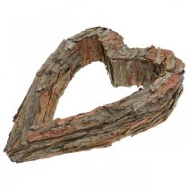 položky Deko srdiečkové drevo borovicová kôra 40×32cm