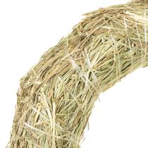 položky Vence zo sena, dekorácia na stôl, prírodný materiál, Ø 31-32 cm, sada 5 kusov