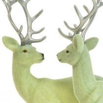 položky Deer Deco Sobí zelenošedé teľa v stáde 20 cm Súprava 2 kusov