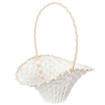 položky Svadobný kvetinový košík pre dievčatá 24 cm x 17 cm