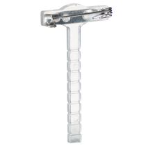 položky Svadobné brošne do klopy priehľadné/strieborné 5 cm 50 kusov