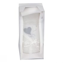 položky Svadobná sviečka strieborná svadobná sviečka biela 220/85mm