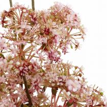položky Kvitnúca deco vetvička tmavoružová Umelé lúčne kvety 88cm