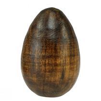 Drevené vajíčka hnedé mangové drevo Veľkonočné vajíčka z dreva V8cm 3ks
