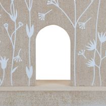 položky Drevený domček dekoratívny stojan na stôl drevený 28,5 cm