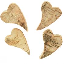 položky Drevená srdiečka natierka srdce brezové srdiečka prírodné 6×4cm 16ks