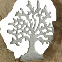 položky Deco socha stromček v drevenej kruhovej dekorácii na stôl na umiestnenie 22×21×4cm