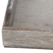 položky Obdĺžniková drevená tácka, ideálna na zdobenie balkónov a obytných priestorov, 30 cm, 4 kusy