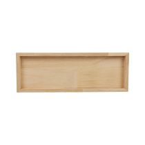 položky Drevený podnos dekoračný podnos drevený obdĺžnikový prírodný 40×14×2,5cm