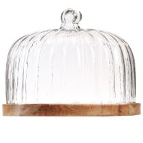 položky Drevený tanier so syrovou kupolou ozdobný tanier drevený Ø29cm V22cm