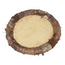 položky Drevený tanier dekoračný podnos drevená rustikálna dekorácia prírodná Ø27cm