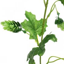 položky Chmeľová girlanda, záhradná dekorácia, umelá rastlina, letná 185cm zelená