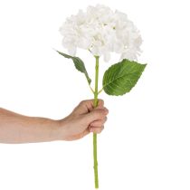 položky Umelý kvet hortenzie s dlhou stonkou na dekoráciu, 48 cm