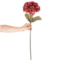 položky Umelá kvitnúca vetvička hortenzie, veľký kvet, 74 cm