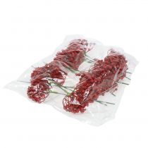 položky Púčik hortenzie 22cm červený 12ks